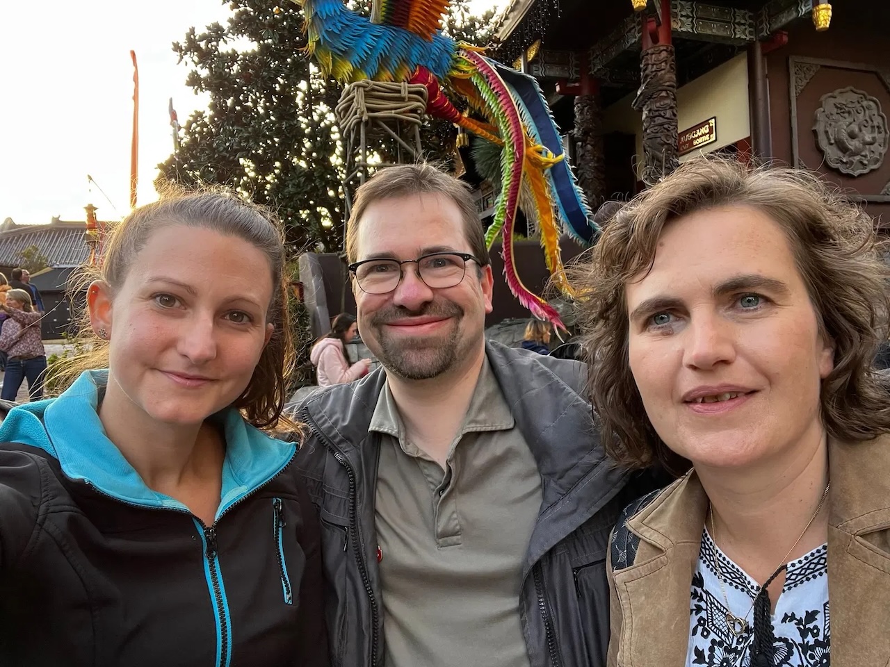 Christoph mit Freundinnen