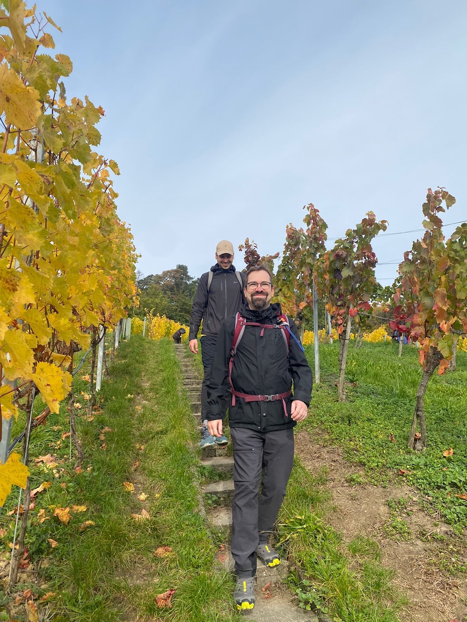 Christoph Helfenbein beim Wandern in den Bergen